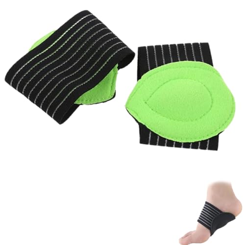 KEMUZ Soutien de Voûte Plantaire 2 Pièces – Bandage pour Fasciite Plantaire, Coussinets de Compression pour Pieds Plats & Voûte Haute – Confort Optimal Homme Femme