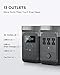 EF ECOFLOW Portable Power Station DELTA 1300, 1260Wh Solar Powered Generator with 6 x 1800W AC Outlets, Solar Generator(Solar Panel Optional) for Outdoor Camping