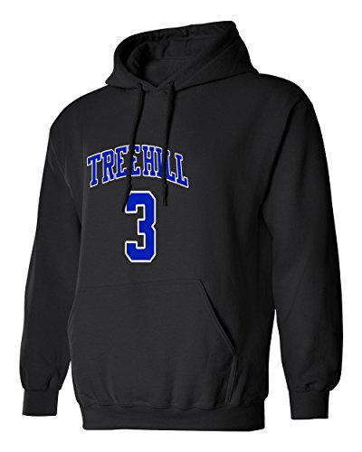 Sudadera con capucha estilo jersey para hombre KINGS SPORTS Ravens Basketball Movie #3 Lucas Scott One Tree Hill miniatura 4
