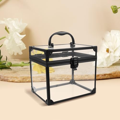 Organizador de vinilos de acrílico con asa para dormitorio 6