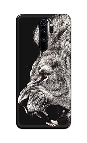 Image of Roaring Lion Hard Back Case Cover for Redmi Note 8 Pro Back Cover -(J5) VNS2225