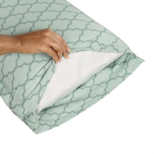 Image of Wakefit 100% Cotton Pillow Cover Set of 2 | 200 TC Soft & Breathable Pillow Cases | Standard Size 18 x 27 Inch | Skin Friendly, Durable & Gentle Machine Washable | Booke