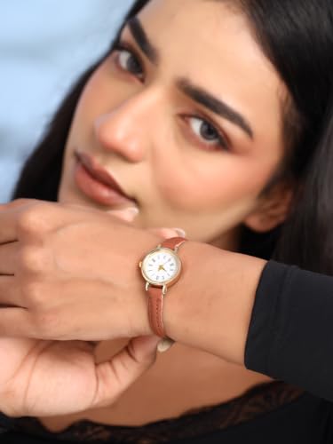 Image of Retro Hues Analog Wrist Watch for Women