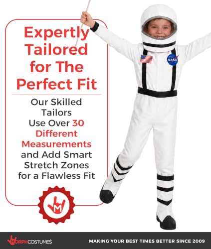 Disfraz de astronauta para niños con casco miniatura 4