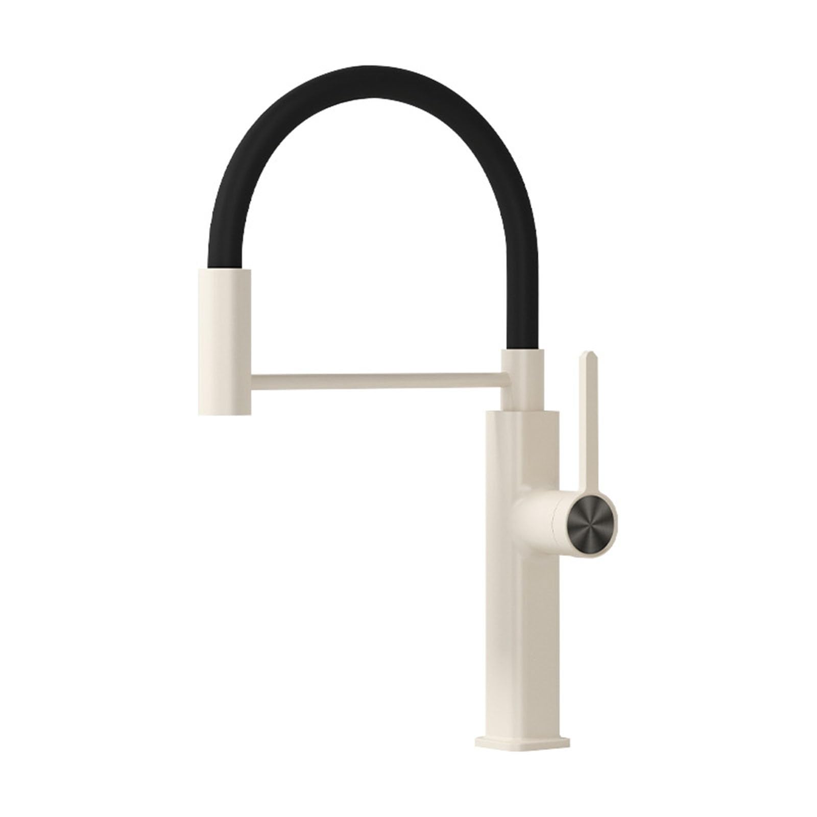 Flexible Kitchen Sink Mixer Tap Single Lever 2 Modes Taps with Pull Out Spray