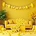 40Pcs Yellow Mini Fake Banana Fruit, Foam Vegetables Fruit as Home Party Ornament Craft Photography Props Gift, Simulation Fruit Props for Photography Blenders and Sponges, Artificial Fruits (3-6CM)