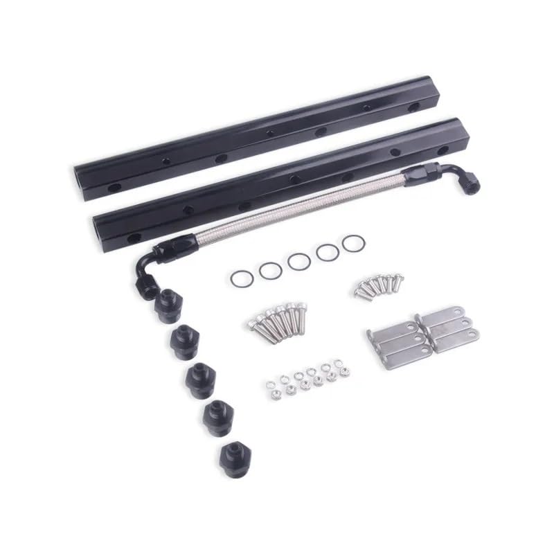 Kit de riel de combustible LS6 mecanizado billet plata para LS Swap 1621