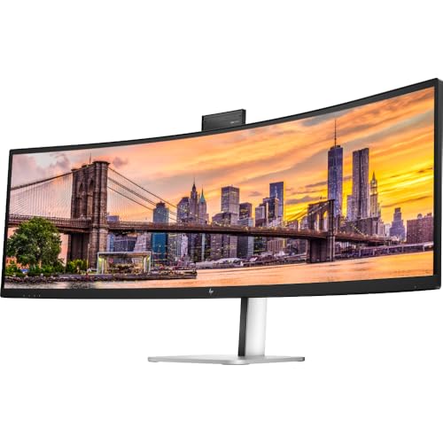 Image of HP Series 5 Pro 549pm 49 inch DQHD (5120 x 1440) 165Hz Curved Ultrawide Video Conferencing LED Backlight Monitor, Mount Compatible, Webcam, Speakers, USB Hub