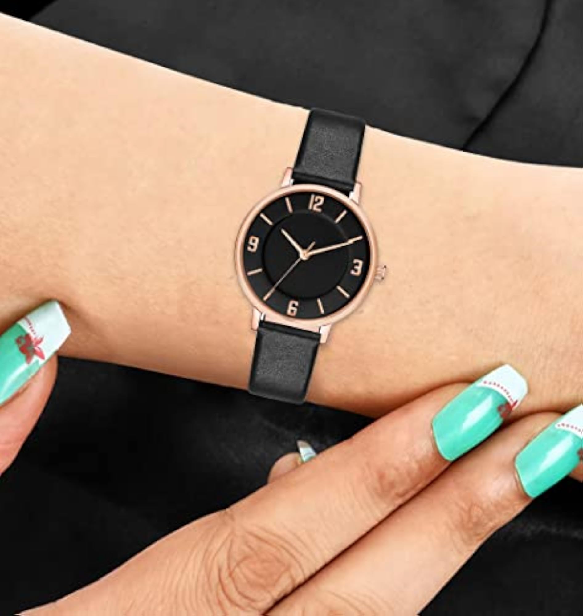 Analog Multi-Colored Dial Fashion Combo Watch for Women