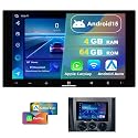 DVRMEDIA 4GB+64GB Android 15 Autoradio für VW Golf 4 1998-2006 2 Din, 7 Zoll 1280x720 QLED Bildschirm mit Wireless CarPlay & Android Auto, 1080P Rückfahrkamera, GPS, WiFi, Bluetooth, DSP, RDS, USB