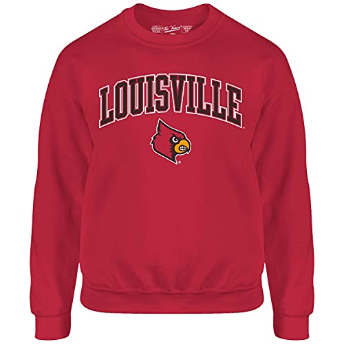 Image of NCAA College Sweatshirt Fleece Crewneck Pullover for Men and Women | Officially licensed NCAA college gameday crewneck pullover - 9 oz fleece lined sweatshirt with arch and logo design