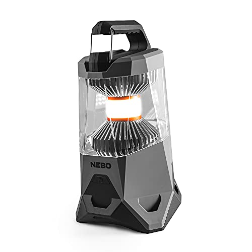 NEBO Galileo 1000 Lumen Lantern - Rechargeable Camping Lantern & Power Bank - 360˚ COB LED Lighting