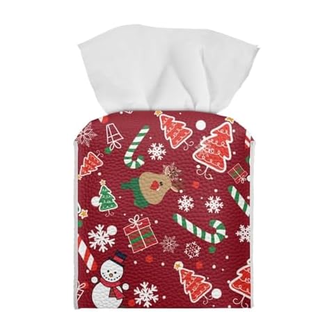Psesaysky PU Leather Tissue Box Cover Cover
