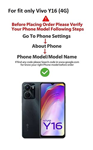 Image of COVERBLACK Silicone Case Back Cover for Vivo Y16 - Transparent