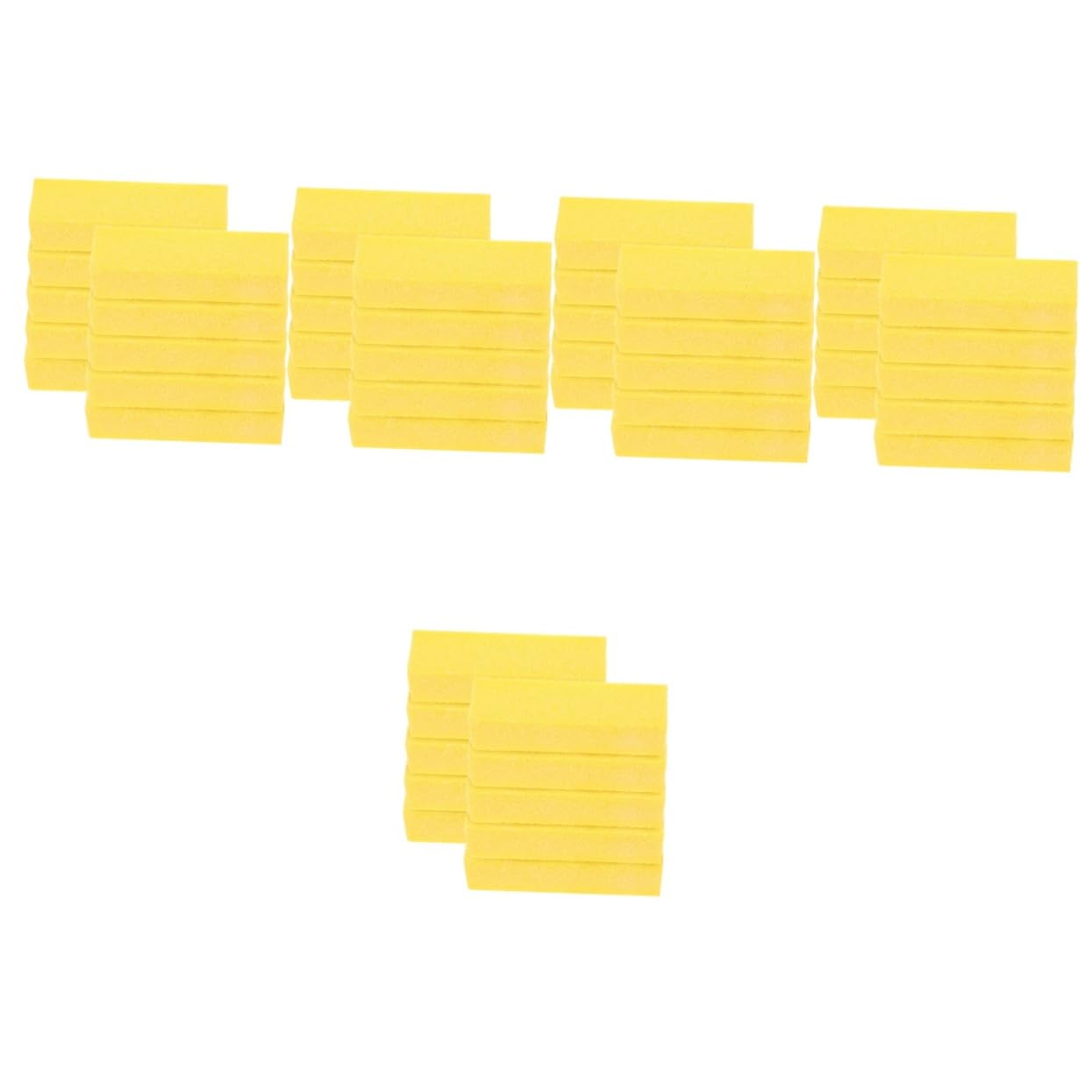 FRCOLOR 50 Pcs Bloque parachoques manicura profesional mini lima uñas cuidado uñas pintauñas Limas gel uñas limas para uñas tiras para pulir uñas liso expediente
