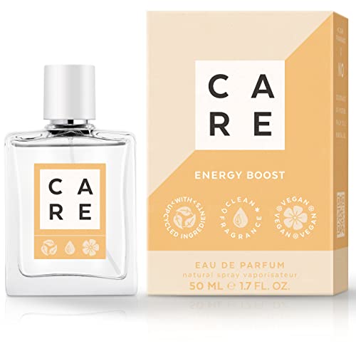 CARE® Energy Boost | Eau de Parfum: Frisch - fruchtig - aromatisch - der neue nachhaltige Duft mit Upcycling-Kurkuma | EDP 50ml