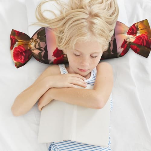 Almohada de espuma viscoelástica negra tamaño único miniatura 6
