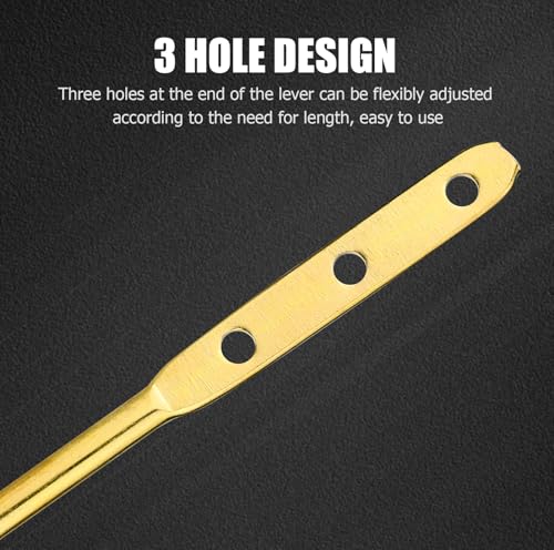 Image of Compatible with TOTO Toilet Handle Replacement Parts Kit, Universal THU068#CP Trip Lvr for St743S Side Mount Toilet Flush Tank Lever Handle for TOTO Kohler Toilet Tank, 1-Pack Matte Black