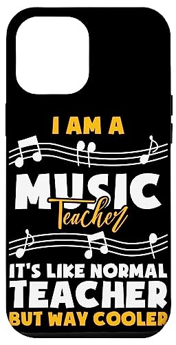 Hülle für iPhone 12 Pro Max I Am a Music Teacher Wertschätzung Geschenke Lustige Musiker
