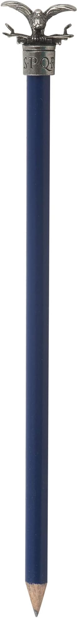 Pewter Roman Eagle Pencil Topper - Blue