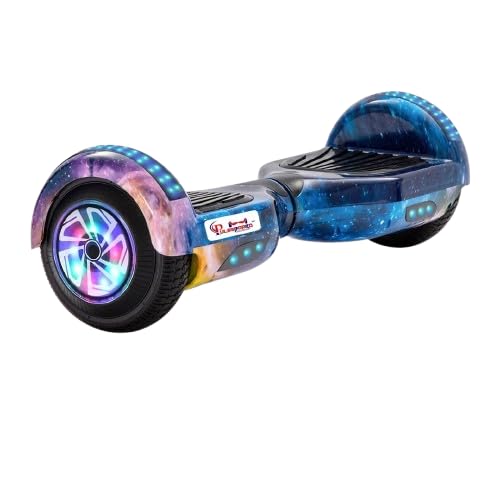 Electric Hoverboard Scooter, 6.5 Inch Self-Balancing Board with LED Lights, Galaxy, for Kids and Adults-image-48