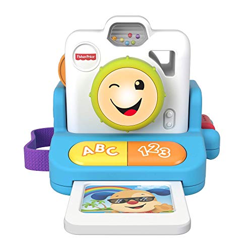 Fisher-Price Mon premier appareil photo instantané, version italienne, 6 à 36 mois, GMX45