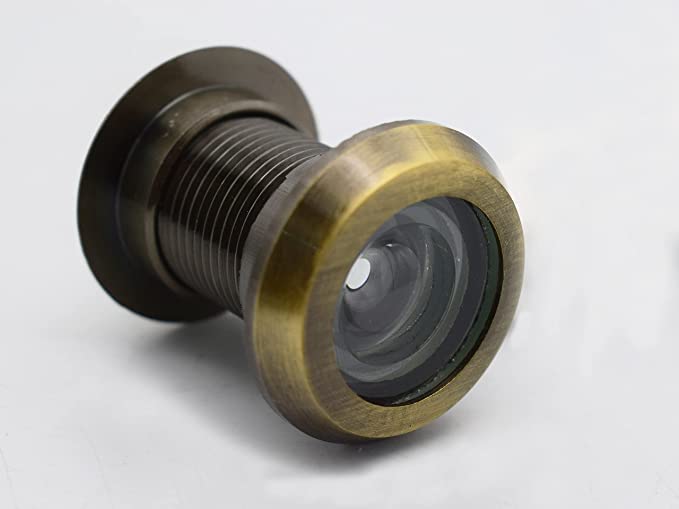 Implemental Brass Door Eye 180 Degree Round Door Eyes Viewer for Main