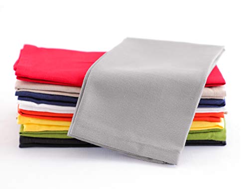 Amour Infini Cotton Napkins | 12 Pack | 18 X 18 Inch | 100% Ring Spun Premium Cotton | Perfect For Restaurants, Events And Dinner Napkins | Highly Absorbent Cloth Napkins | Green #TOP5