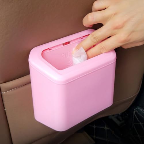 Cubos de basura para coche Toddmomy que eliminan el desorden colgados en la puerta 6