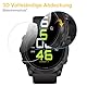 Beukei Panzer Schutz Glas für Garmin Epix/Epix Pro (Gen 2) 47mm, 4 Stück glass screen protector[Anti-Kratzen][Sans Bulless][Fingerabdruck kompatibel][9H Härte] display folie