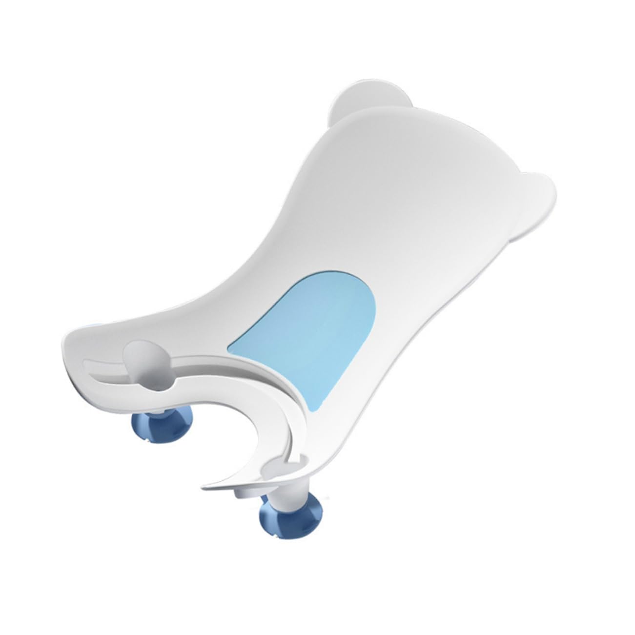 Bañera Ergonómica para Recién Nacido Cuenco Portátil de Seguro para Baño Lavado de Cara y Manos Cojín Cómodo para Bebés Diseño y Fácil de Transportar
