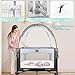 Crib Tent - Crib Net to Keep Baby in, Stop Baby from Climbing Out of Crib, Pop Up Crib Tent with Durable Breathable Net Double Zipper Strong Rods Installation Convenience