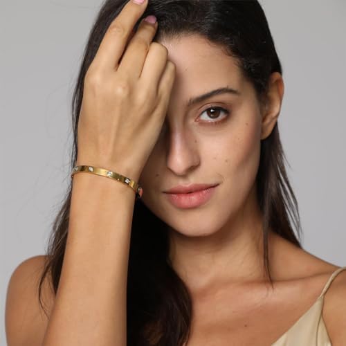 Pulsera de Acero Inoxidable con Diamantes 41wXn+HRU3L. AC SR38. SL1000