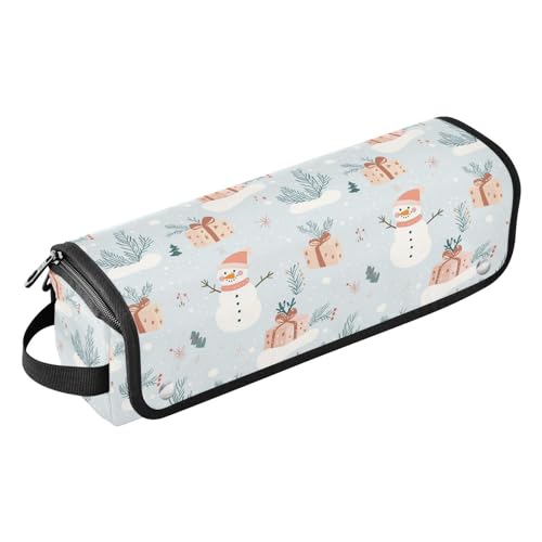 Caja de Regalo Snow Marble para Herramientas de Cabello Bolsa de Viaje con Estera Resistente al Calor para Plancha, Rizadora, Organizadora Portátil de Accesorios para Cuidado Capilar miniatura 1