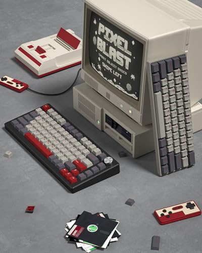 Image of Womier Keycaps, Custom PBT Doubleshot Keycaps 60 65 75 100 Percent, Cherry Profile Retro Keycaps, 61 /64 /68 /84 /87 /100 /104 /108 Gaming Mechanical Keyboard Keycaps, 132 Keys Keycaps Set - Gorpcore Style