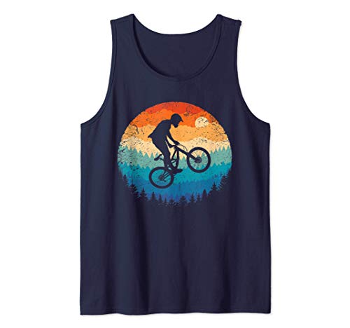 Mountain Biking Retro MTB Gift Enduro Vintage Downhill Bike Canotta