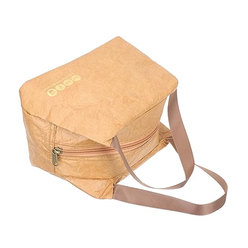 Alipis Caja De 4 Piezas bolsa de almuerzo de papel bolsas de almuerzo reutilizables plegable bolsas almacenaje bolsas de almacenamiento bolsa de almuerzo kraft Artículos para el hogar