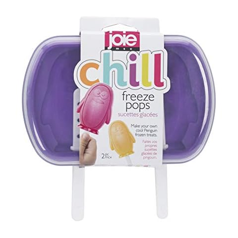 Joie Kitchen Gadget Eis am Stiel-Form im Pinguin-Design aus Kunststoff-Silikon in der Farbe Lila Cover