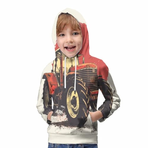 Sweat tracteur 3D à capuche : le cadeau idéal pour adolescent - 5