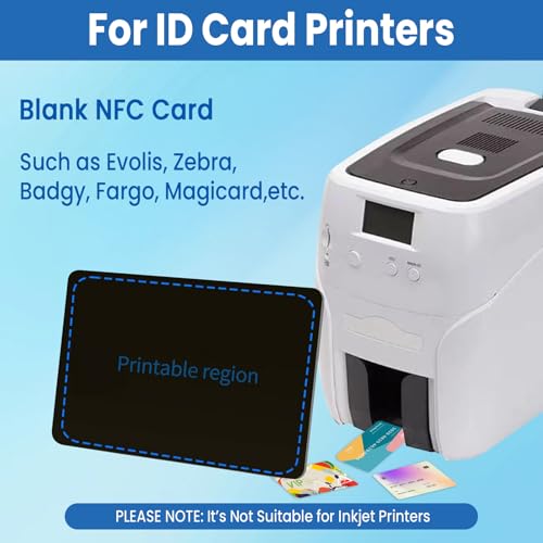 Image of 10pcs Rewritable NFC Tags Ntag215 NFC Cards Programmable NFC Business Card 504 Bytes Memory NFC Tag for Easy Convenient Functionality Compatible with TagMo and NFC Enabled Phones, Black