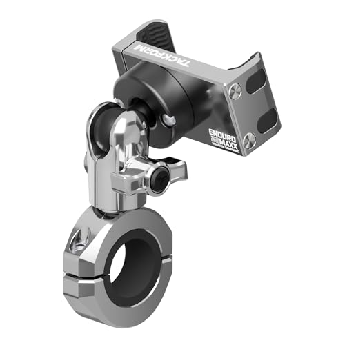 Tackform Motorrad-Halterung Aus Verchromtem Aluminium – Für GPS & Tuner, AMPS-Muster, 8,9 Cm Arm, Kompatibel Mit Garmin Zumo, Dynojet