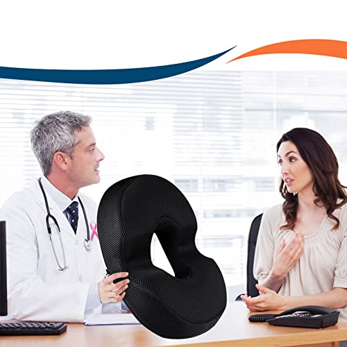 image for WANTELL Donut Pillow for Tailbone Pain XL Cool Gel Hemorrhoid Pillow D