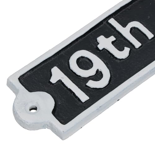 Placa de hierro fundido con agujero 19 para bar pub y casa 5