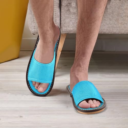 Slides Sandals Pool Slide Indoor Outdoor Portable Non-Slip Spa Sandal for Guest, Hotel, Travel,4