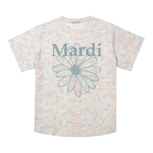 [mardi mercredi] マルディメクルディ Tシャツ TSHIRT FLEUR FLOWERMARDI MINT MINT 半袖 レディース 韓国 ファッション アパレル [並行輸入品]