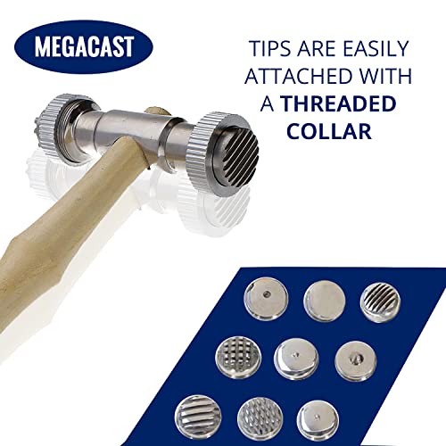 Megacast Texturing Hammer With 9 Interchangeable Faces thumb #6