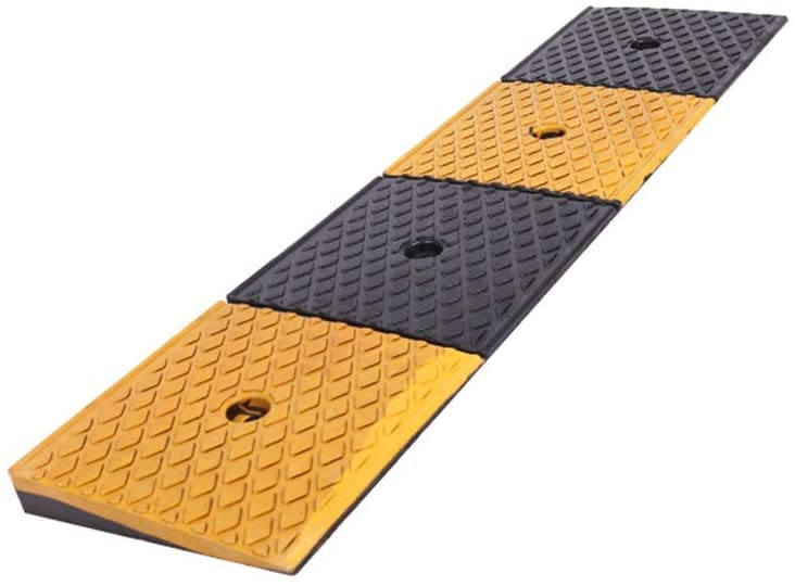 Tapis de montée de voiture et rampe de seuil en caoutchouc pour PMR