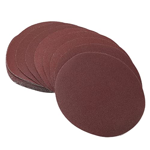 Utoolmart ディスクペーパー サンダー サンディングディスク サンドペーパー ダブルアクション マジック ペーパー 研磨 やすり 電動サンダー用 サンディングパット 木工用 ランダムアクションサンダー用 サンディング 研磨 サンダー用紙やすり丸型 #120 工木工生地研磨用 5インチ 外径 125mm 20枚