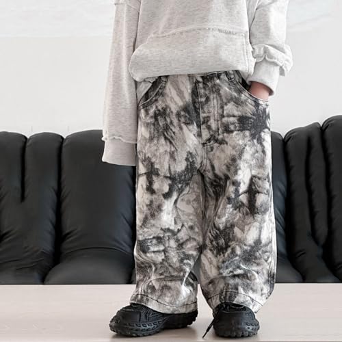 Boys Camo Pants Kids Pull on Elastic Waist Casual Loose Jogging Bottoms Elastic Cuffed Cargo Joggers 12-18 Months2