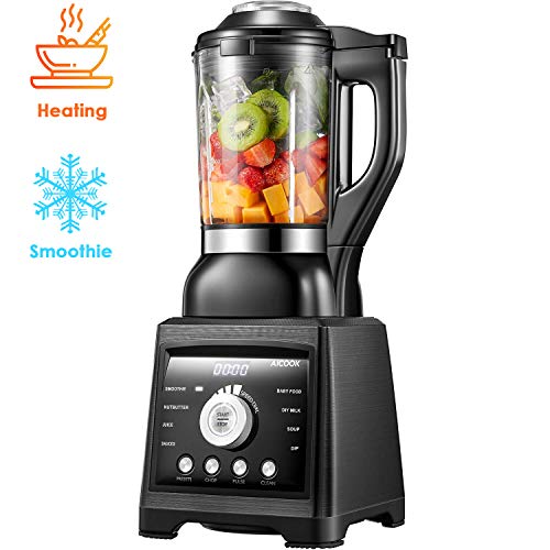 AICOOK Blender, Professional Blender for Cooking and Smoothies, Soup Maker Including 60oz Quality